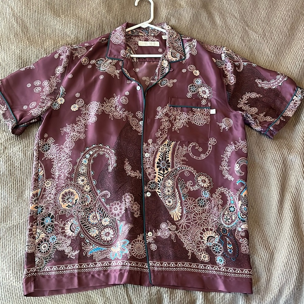 Urban Outfitters Silk Shirt Gem
